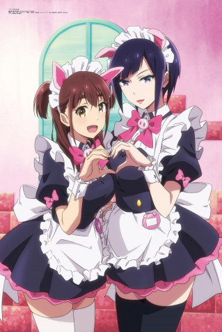 Akiba Maid War iPhone Background Image 2317x3451px