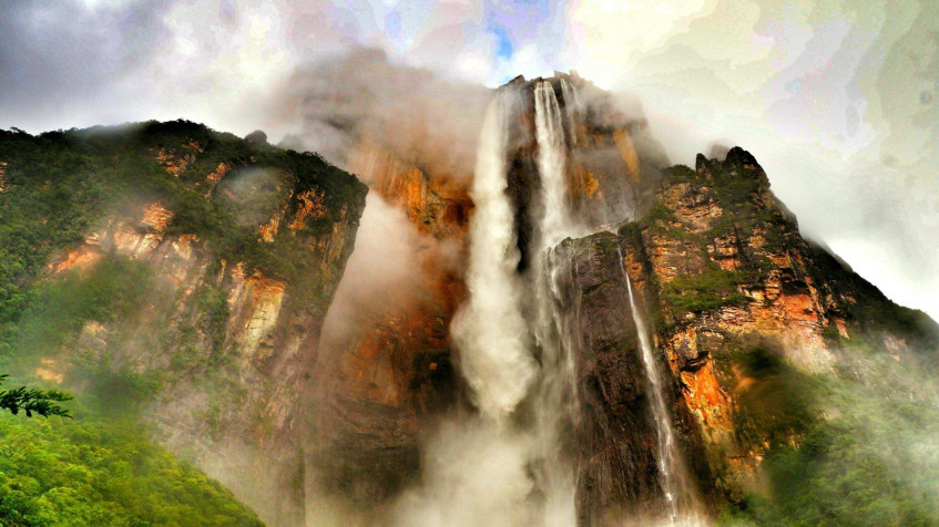 Angel Falls Wallpaper Image 1920x1079px