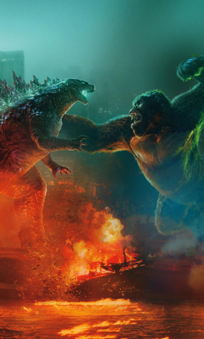 Godzilla Vs Kong iPhone Wallpaper Image 1280x2120px