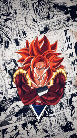 Gogeta Wallpaper for iPhone 1152x2048px