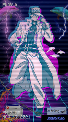 Jotaro Phone Background Image 840x1500px