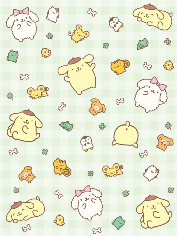 Pompompurin Wallpaper for iPhone 1536x2048px