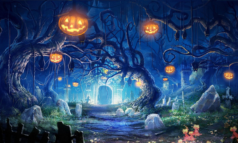 Halloween MacBook Background 1920x1152px