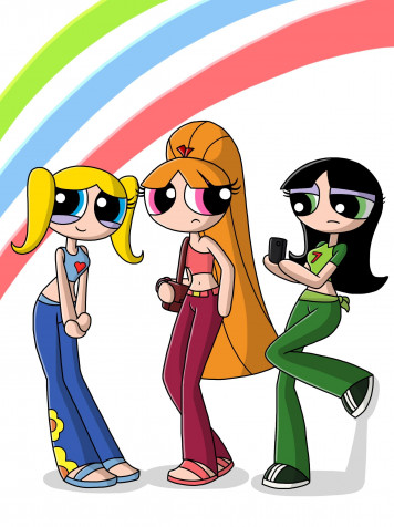 Powerpuff Girl Wallpaper for Mobile 2048x2732px