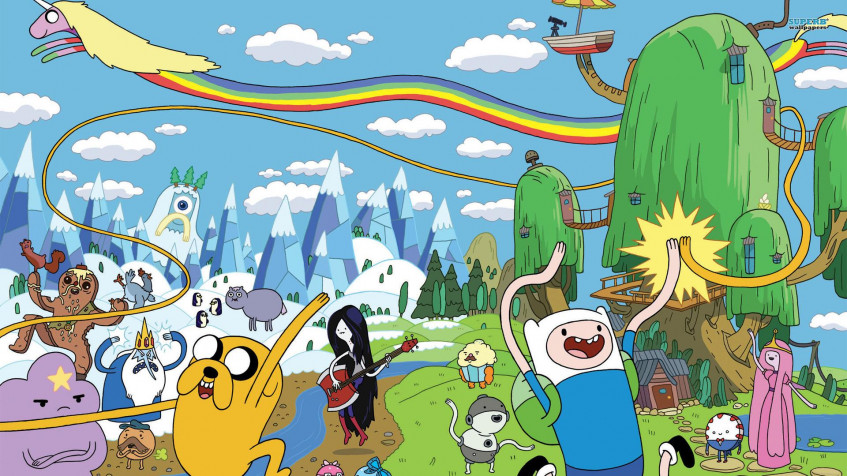 Adventure Time Full HD 1080p Wallpaper 1920x1080px