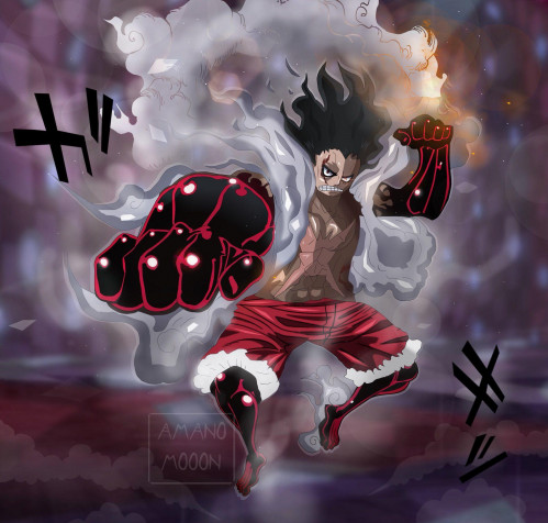 Luffy Gear 4 Snakeman MacBook Background 2048x1954px