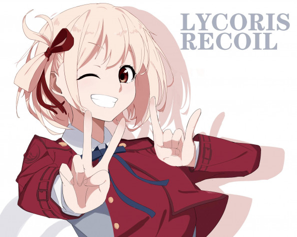 Lycoris Recoil HD Background 2476x1981px