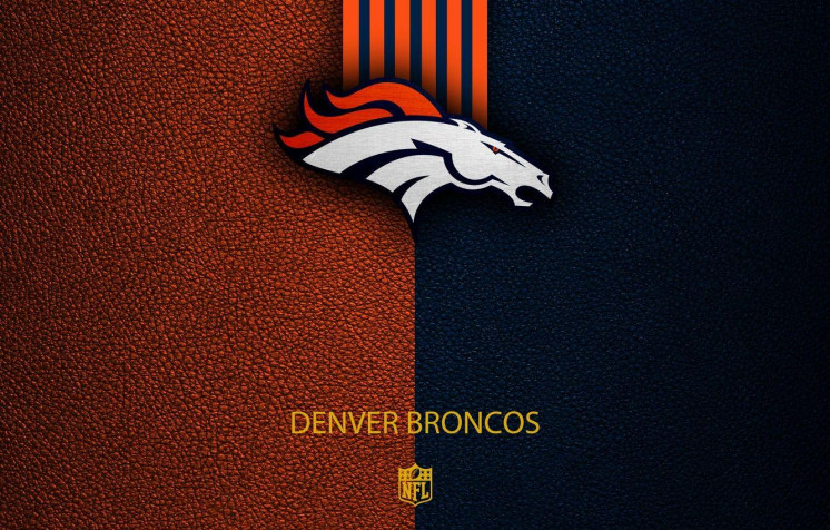 Denver Broncos Logo MacBook Background 1332x850px