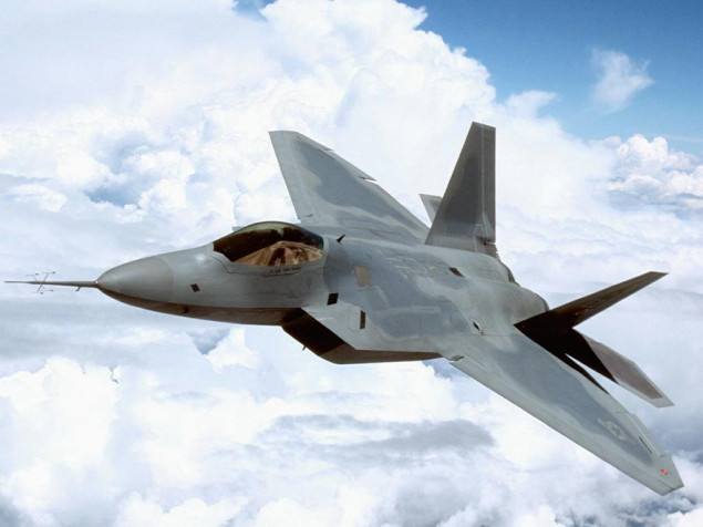 F 22 Raptor Background Image 1024x768px