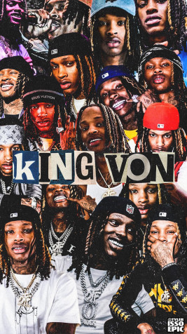 King Von iPhone Background Image 1080x1920px