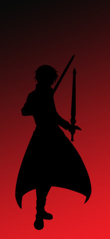 Kirito iPhone 13 Mini Wallpaper 1080x2340px