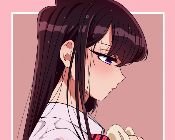 Komi Can T Communicate Laptop Background 2477x1981px