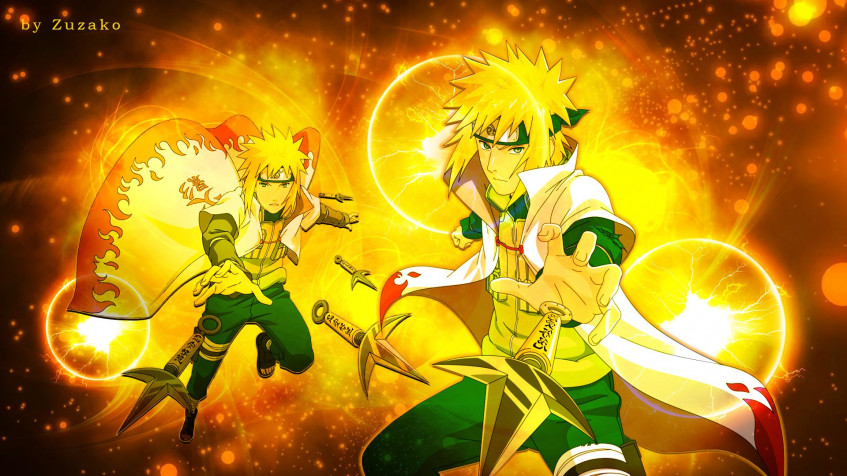 Minato Namikaze Full HD 1080p Wallpaper 1920x1080px