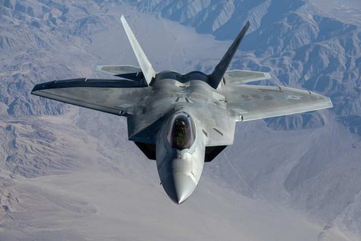 F 22 Raptor HD Background 1920x1280px