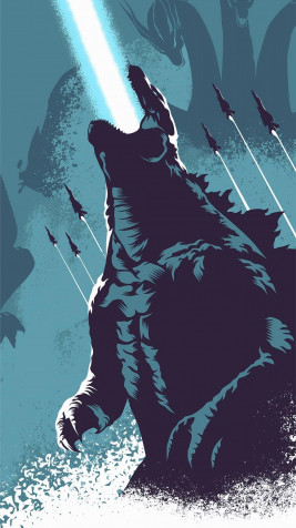 Godzilla iPhone Background 1080x1920px