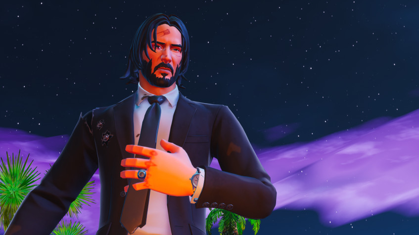 John Wick Fortnite Full HD 1080p Wallpaper 1920x1080px