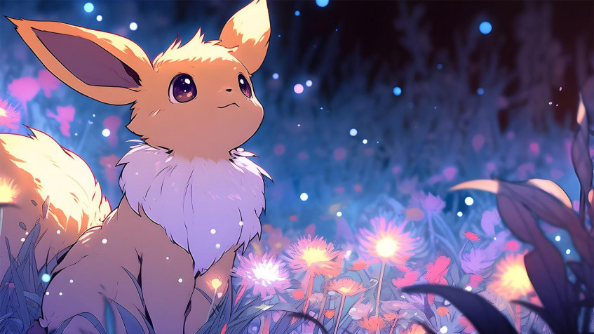 Eevee Wallpaper Image 1536x864px