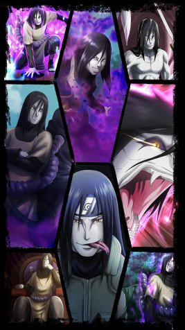 Orochimaru Mobile Background 1280x2275px