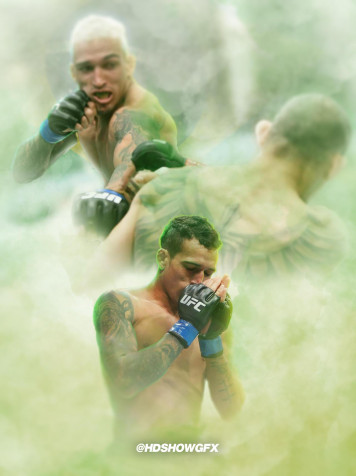 Charles Oliveira iPhone Wallpaper Image 1280x1708px