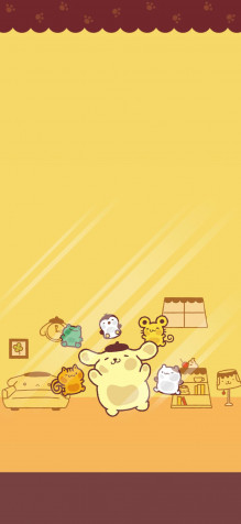 Pompompurin Wallpaper for iPhone 946x2048px