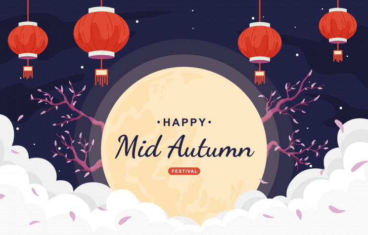 Midautumn Background Image 1920x1229px