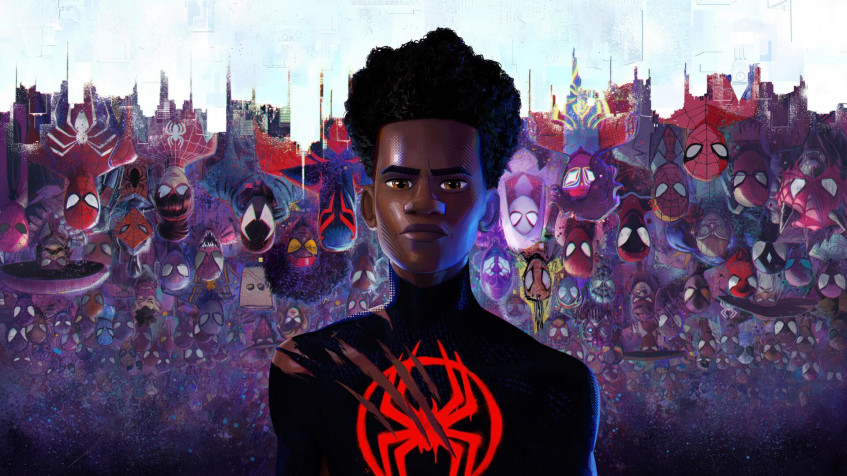 Spiderman Into The Spider Verse 2 Full HD 1080p Wallpaper 1920x1080px