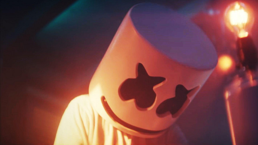 Cartoon Marshmello Full HD 1080p Wallpaper 1920x1080px