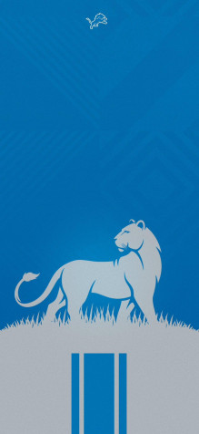 Detroit Lions Logo Wallpaper for iPhone 946x2048px