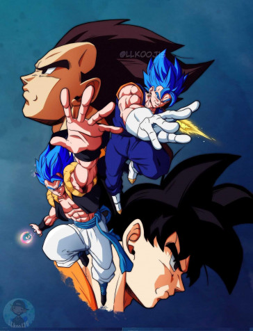 Gogeta Phone HD Background 1569x2048px