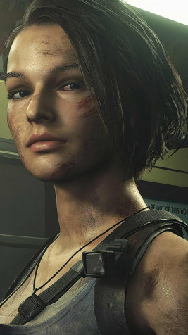 Jill Valentine Phone Background 1080x1920px