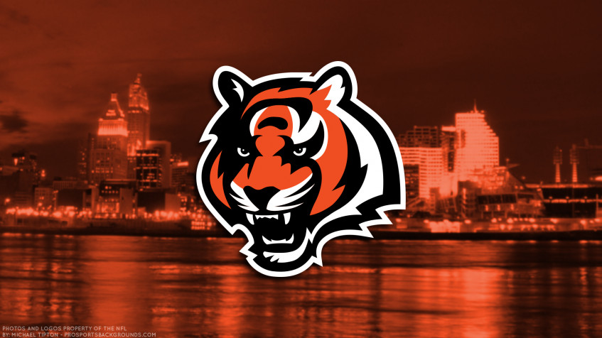 Cincinnati Bengals Logo Full HD 1080p Wallpaper 1920x1080px