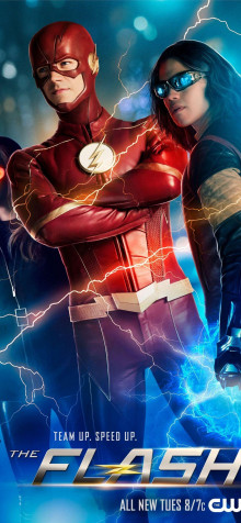 Cool The Flash iPhone 14 Plus Wallpaper 1284x2778px