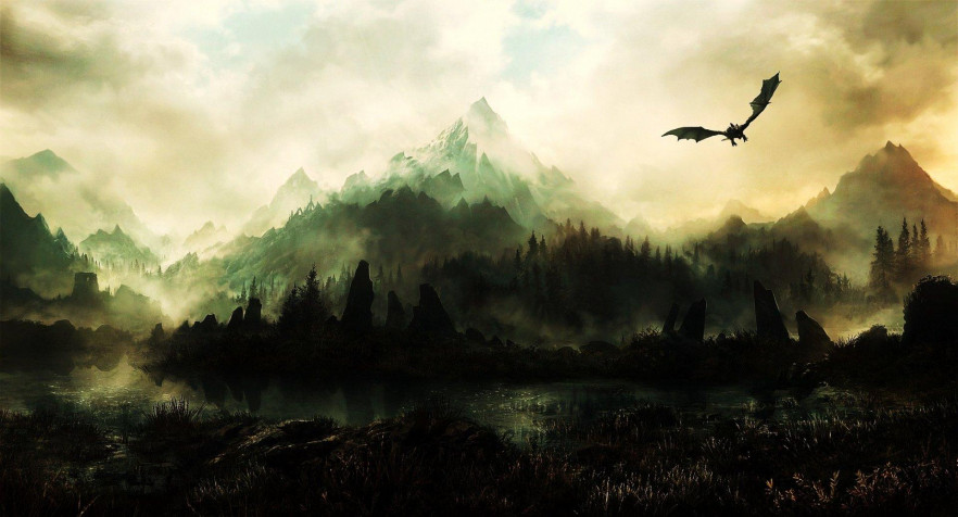 Skyrim Wallpaper Image 1920x1037px