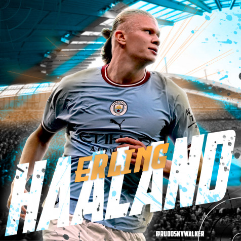 Erling Haaland Mobile Wallpaper 1080x1080px