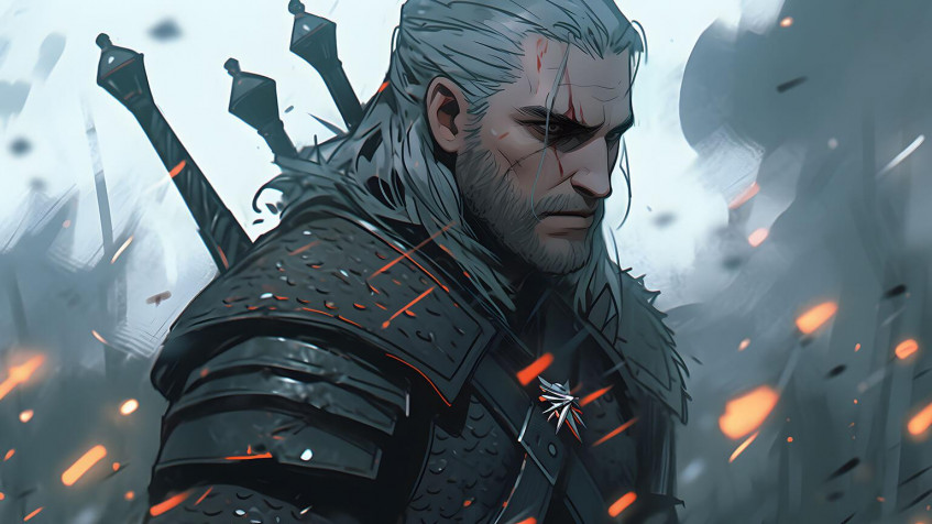 Geralt Of Rivia Desktop Background 1536x864px