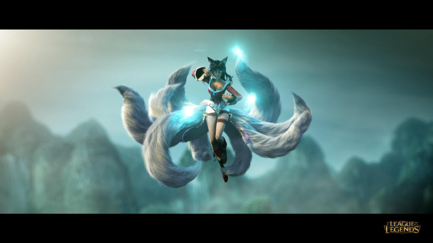 Ahri League Of Legends Full HD 1080p Wallpaper 1920x1080px