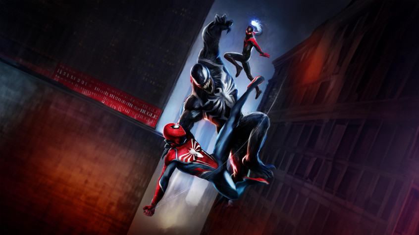 Marvels Spider Man 2 Venom Wallpaper Image 5120x2880px