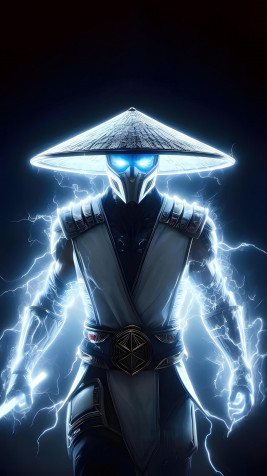 Raiden Mortal Combat Android Wallpaper 1440x2560px