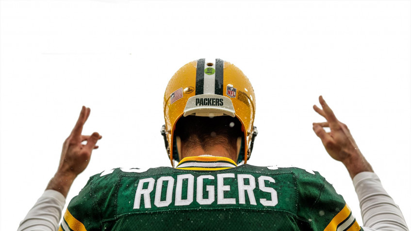 Title Aaron Rodgers Full HD 1080p Wallpaper 1920x1080px