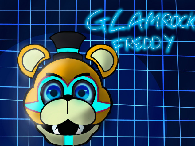 Glamrock Freddy Background Image 1032x774px