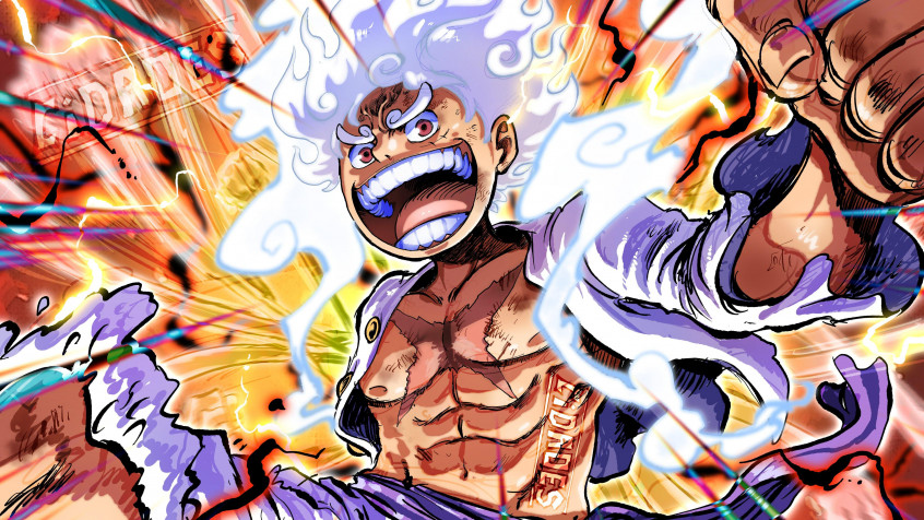 Gear 5 One Piece 3 HD Background 4096x2304px