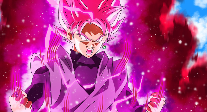 Super Saiyan Rose Goku Black Desktop Wallpaper 2560x1389px