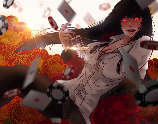 Yumeko Jabami HD Background 4096x3218px