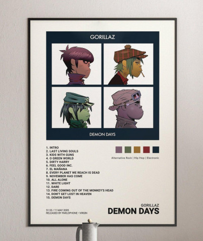 Gorillaz Wallpaper for iPhone 1000x1184px