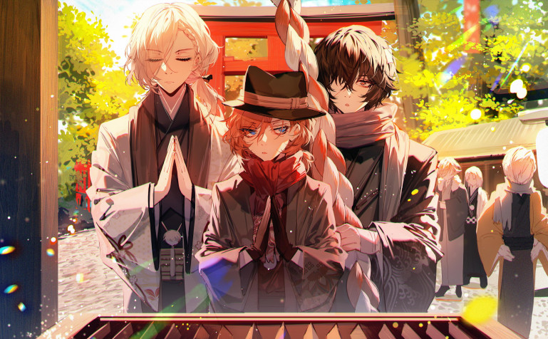 Bungou Stray Dogs Desktop Background 3570x2209px