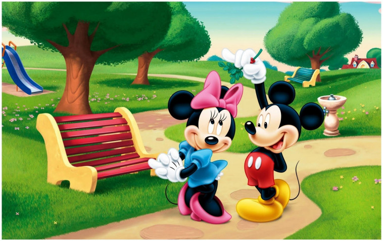 Mickey Mouse Laptop Wallpaper 1918x1204px