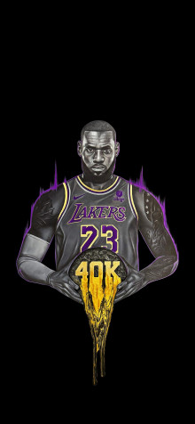 Cool Lebron James iPhone 13 Pro Wallpaper 1170x2532px