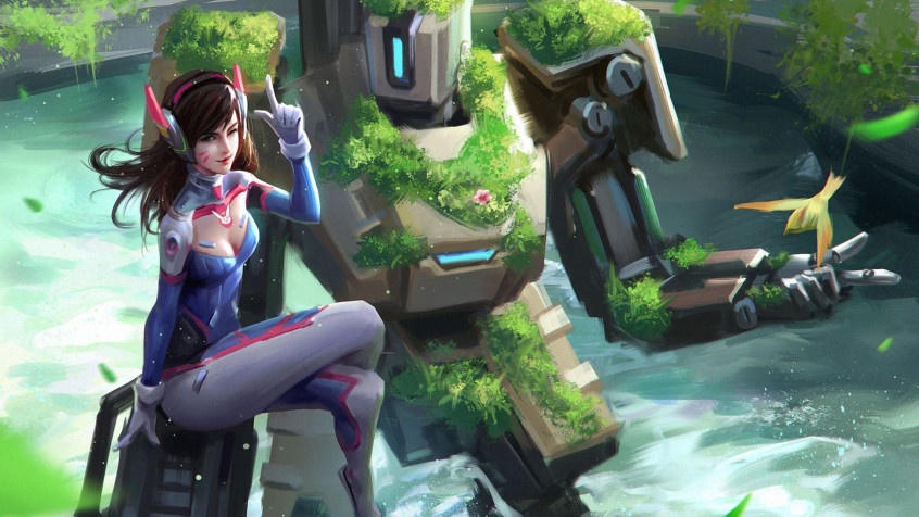 Dva Overwatch 2k QHD Wallpaper 2560x1440px