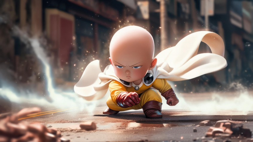 Saitama HD Background 5120x2880px