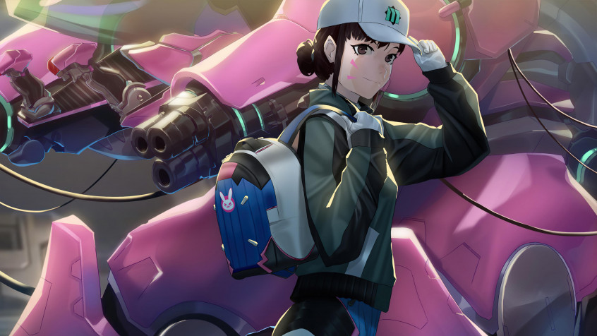 Dva Overwatch 4k UHD Wallpaper 3840x2160px